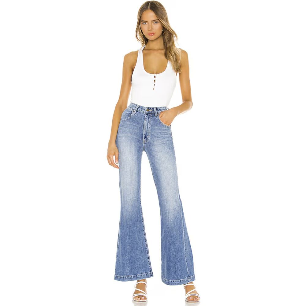 Rolla's Eastcoast Flare Jean in Karen Blue Size 27